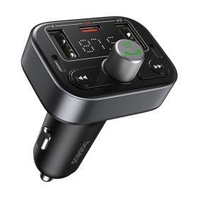 Baseus S-09 Pro Bluetooth  FM Transmitter fekete (C10762200113-00)-6932172643355 2 kép