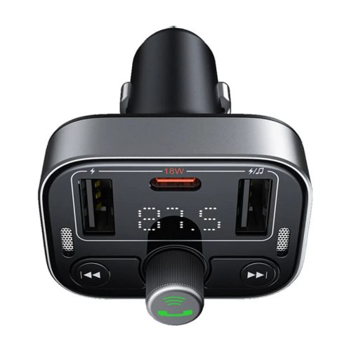 Baseus S-09 Pro Bluetooth  FM Transmitter fekete (C10762200113-00)-6932172643355 3 kép