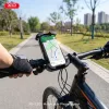 XO C201 biciklis / motoros mobiltelefon tartó fekete-narancssárga-6975837589636 6 kép