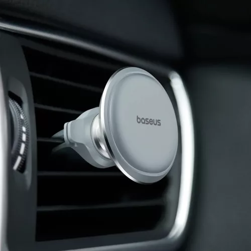 Baseus C40141201S13-00 mágneses autótartó szellőzőrácsra - ezüs-6932172648749 7 kép