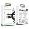 Acefast C7-04 USB-A USB-C 60W 1.2m kábel kijelzővel - fekete-6974316282785 7 kép
