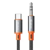 Mcdodo CA-900 USB-C 3.5 mm AUX mini jack kábel, 1.8m (fekete),
