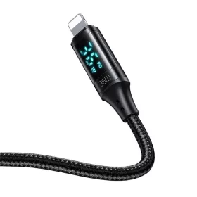 Mcdodo CA-1030 USB-C - Lightning kábel, 36W, 1.2m (fekete)-6921002610308 2 kép