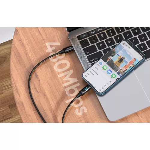 Mcdodo CA-1030 USB-C - Lightning kábel, 36W, 1.2m (fekete)-6921002610308 6 kép