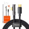 USB-C Lightning 90 fokos kábel McDodo CA-3390 36W 1.2m (fekete)-6921002633901 2 kép