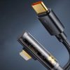 USB-C Lightning 90 fokos kábel McDodo CA-3390 36W 1.2m (fekete)-6921002633901 3 kép