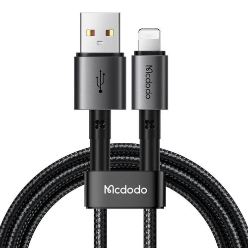 Mcdodo CA-3580 USB-A - Lightning kábel 1.2m (fekete)-6921002635806 1 kép