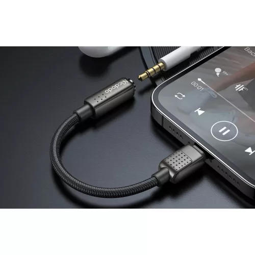 Audio Adapter Mcdodo CA-5010 Lightning-Mini Jack 3,5mm 0,11m-6921002650106 5 kép