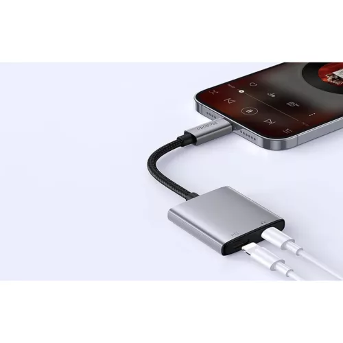 2 az 1-ben Audio Adapter Mcdodo CA-5560 2 az 1-ben Lightning - 2x Ligh-6921002655606 2 kép