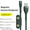Baseus Zinc mágneses kábel USB + Csatlakozóvég szett AFC 5A 1m zö-6953156229662 2 kép