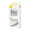 Baseus 4in1 gyorstöltő kábel szett 2 x Lightning 3.5A nylon harisny-6953156278486 2 kép