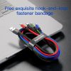 Baseus 4in1 gyorstöltő kábel szett 2 x Lightning 3.5A nylon harisny-6953156278486 3 kép