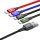 Baseus 4in1 gyorstöltő kábel szett 2 x Type-C 3.5A nylon harisnyáz-6953156278493 1 kép