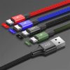 Baseus 4in1 gyorstöltő kábel szett 2 x Type-C 3.5A nylon harisnyáz-6953156278493 3 kép