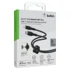 Belkin BOOST CHARGE PRO Flex USB-C és Lightning, fonott szilikon káb-745883832477 6 kép
