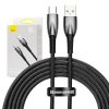 Baseus Glimmer USB-A - USB-C töltőkábel, 100W, 2m (fekete)-6932172617998 1 kép