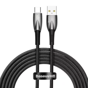 Baseus Glimmer USB-A - USB-C töltőkábel, 100W, 2m (fekete)-6932172617998 2 kép