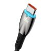 Baseus Glimmer USB-A - USB-C töltőkábel, 100W, 2m (fekete)-6932172617998 3 kép