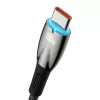 Baseus Glimmer USB-A - USB-C töltőkábel, 100W, 2m (fekete)-6932172617998 3 kép