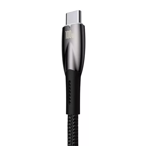 Baseus Glimmer USB-A - USB-C töltőkábel, 100W, 2m (fekete)-6932172617998 4 kép