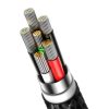 Baseus Glimmer USB-A - USB-C töltőkábel, 100W, 2m (fekete)-6932172617998 6 kép