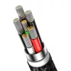 Baseus Glimmer USB-A - USB-C töltőkábel, 100W, 2m (fekete)-6932172617998 6 kép