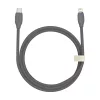 Baseus Jelly USB Type-C - Lightning kábel 20W 1.2m fekete (CAGD020001-6932172603939 3 kép
