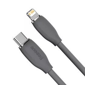 Baseus Jelly USB Type-C - Lightning kábel 20W 1.2m fekete (CAGD020001-6932172603939 1 kép