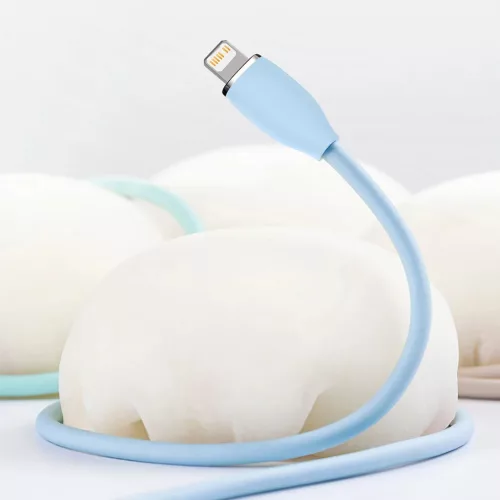 Baseus Jelly USB Type-C - Lightning kábel 20W 1.2m fekete (CAGD020001-6932172603939 6 kép