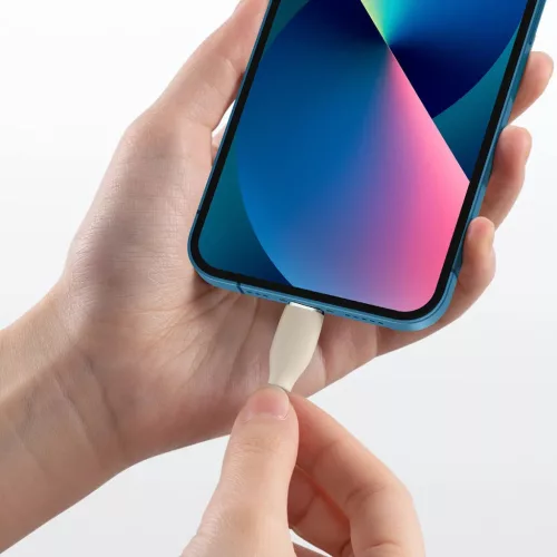 Baseus Jelly USB Type-C - Lightning kábel 20W 1.2m pink (CAGD020004)-6932172603922 5 kép