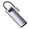 Baseus Metal Gleam 5in1 HUB USB Type-C - USB Type-C PD 100W / HDMI 4K -6953156204638 4 kép