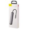 Baseus HUB Type-C - PD HDMI USB 3.0 LAN átalakító szürke (CAHUB-J0-6953156287365 1 kép