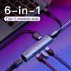 Baseus HUB Type-C - PD HDMI USB 3.0 LAN átalakító szürke (CAHUB-J0-6953156287365 3 kép