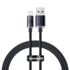 Baseus Crystal Shine USB-Lightning kábel, 2.4A, 1.2m (fekete)-6932172602680 1 kép