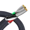 Baseus Crystal Shine USB-Lightning kábel, 2.4A, 1.2m (fekete)-6932172602680 5 kép