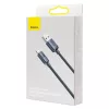 Baseus Crystal Shine USB-Lightning kábel, 2.4A, 1.2m (fekete)-6932172602680 8 kép