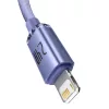 Baseus Crystal Shine gyors töltős adatkábel USB - Lightning 2.4A 1.-6932172602703 2 kép
