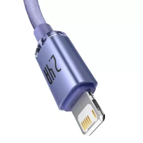 Baseus Crystal Shine gyors töltős adatkábel USB - Lightning 2.4A 1.-6932172602703 2 kép