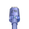 Baseus Crystal Shine gyors töltős adatkábel USB - Lightning 2.4A 1.-6932172602703 6 kép