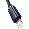 Baseus Crystal Shine gyors töltős adatkábel USB - Lightning 2.4A 2m-6932172602710 2 kép