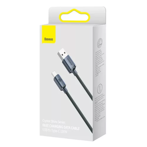 Baseus Crystal Shine gyors töltős adat kábel USB Type A - USB Type -6932172602802 1 kép