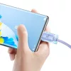 Baseus Crystal Shine USB-USB-C kábel, 100W, 2m (lila)-6932172602857 3 kép
