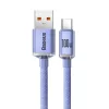 Baseus Crystal Shine USB-USB-C kábel, 100W, 2m (lila)-6932172602857 7 kép