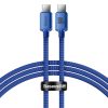 Baseus Crystal Shine gyors töltős adat kábel USB Type C - USB Type -6932172602871 1 kép