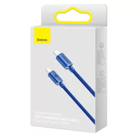 Baseus Crystal Shine gyors töltős adat kábel USB Type C - USB Type -6932172602871 1 kép