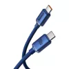 Baseus Crystal Shine gyors töltős adat kábel USB Type C - USB Type -6932172602901 2 kép