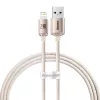 Baseus Crystal Shine USB - Lightning kábel 2,4A 20W 1,2m rózsaszín -6932172614430 1 kép