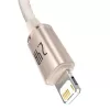 Baseus Crystal Shine USB - Lightning kábel 2,4A 20W 1,2m rózsaszín -6932172614430 2 kép