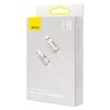 Baseus Crystal Shine USB - Lightning kábel 2,4A 20W 1,2m rózsaszín -6932172614430 8 kép