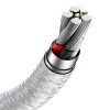 Baseus Cafule Series Metal USB - USB Type-C 66W kábel 1m fehér (CAKF-6953156209763 2 kép